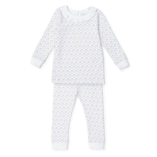 Ava Pajama Set | Holiday Wreath