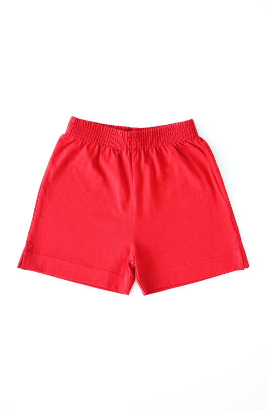 Red Jersey Shorts