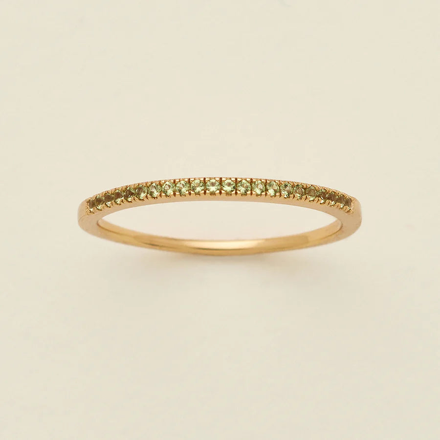 Birthstone Stacking Band Ring