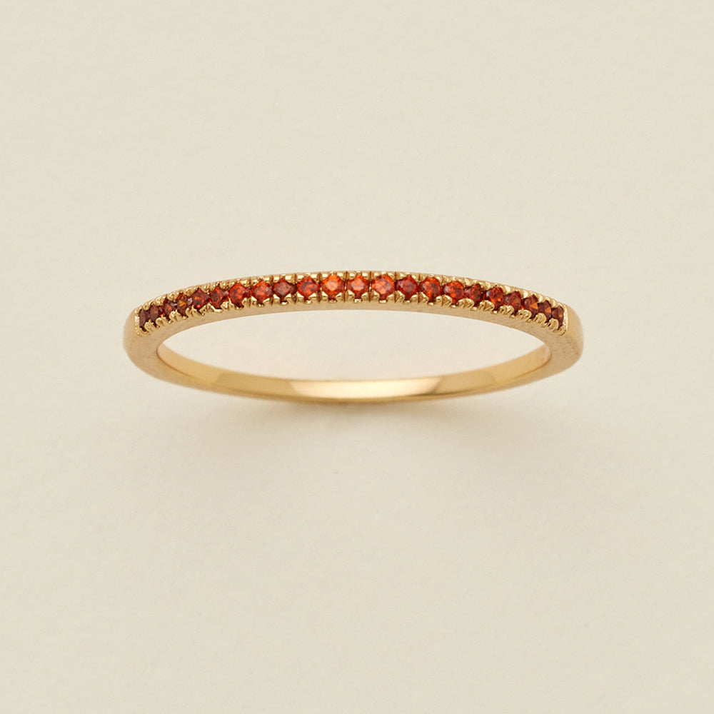 Birthstone Stacking Band Ring
