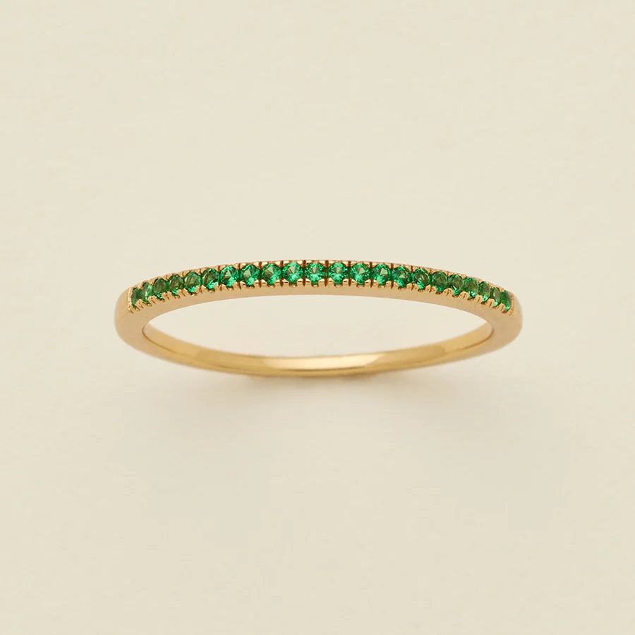 Birthstone Stacking Band Ring