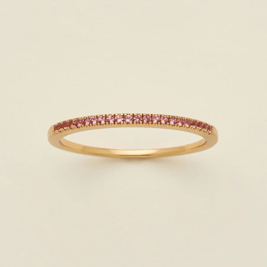 Birthstone Stacking Band Ring