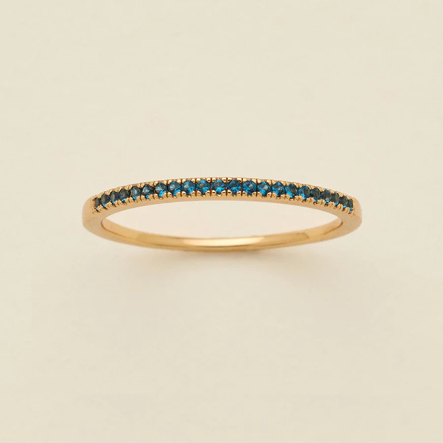 Birthstone Stacking Band Ring