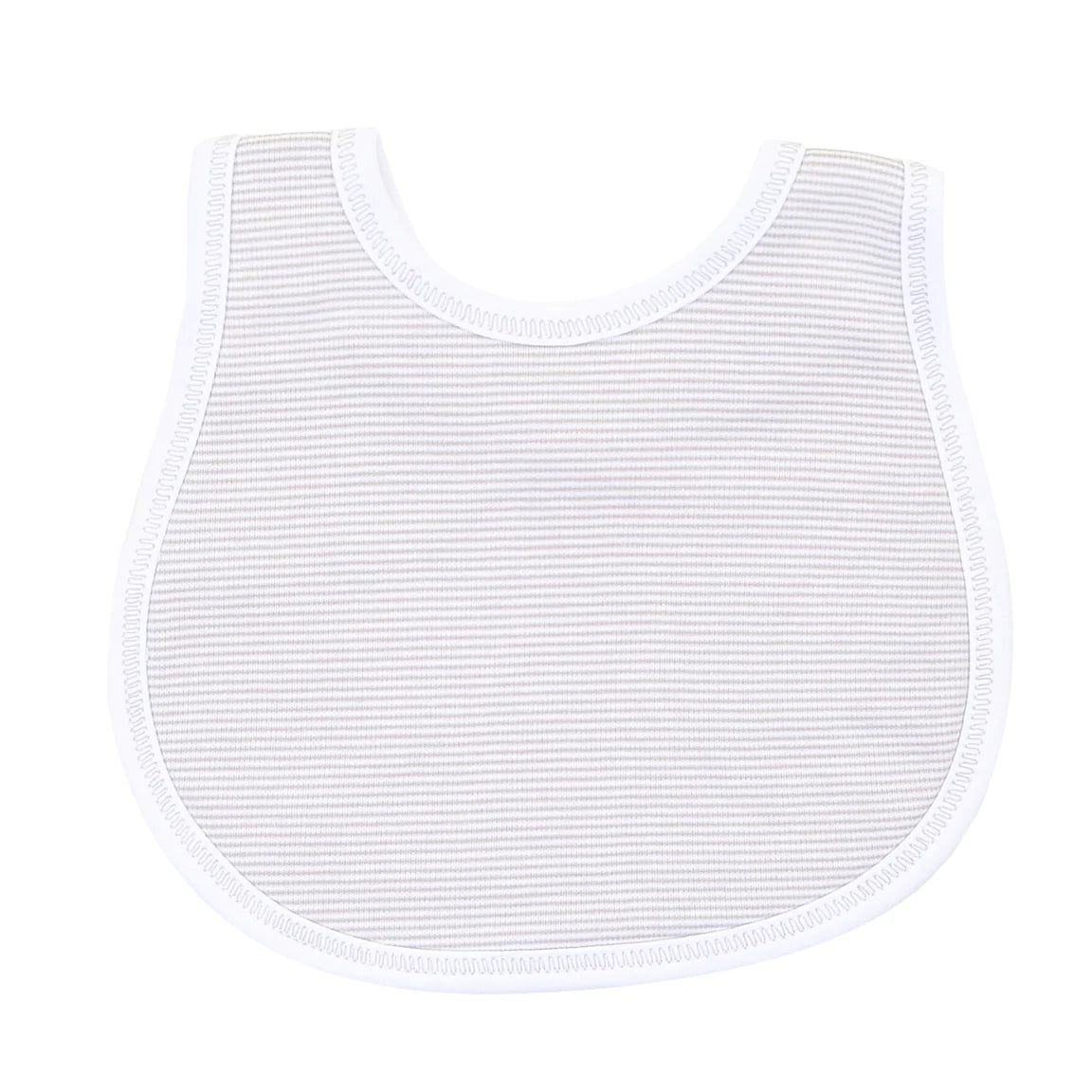 Mini Stripe Bib Silver