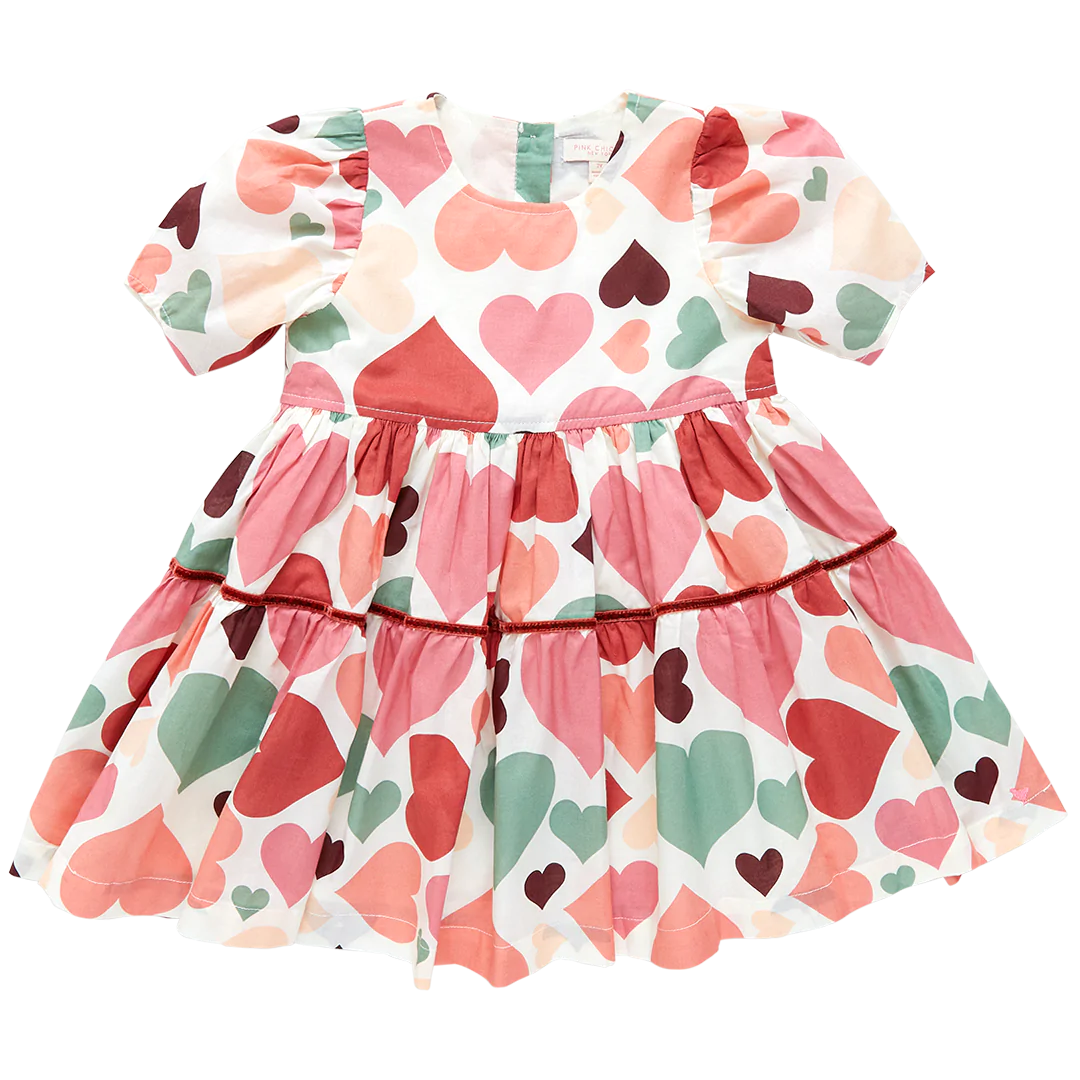 Julesy Dress | Vintage Hearts