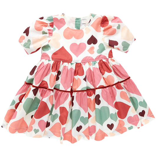 Julesy Dress | Vintage Hearts