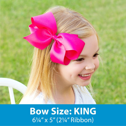 Classic Grosgrain Hair Bow | King