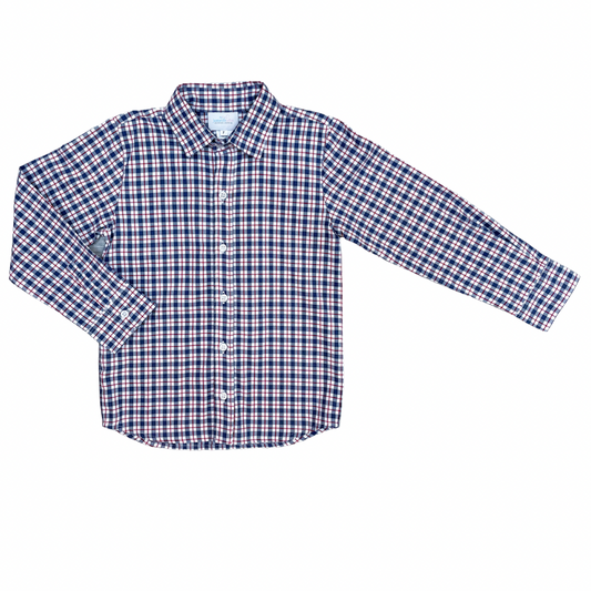 Ryan Dress Shirt | Blue Plaid