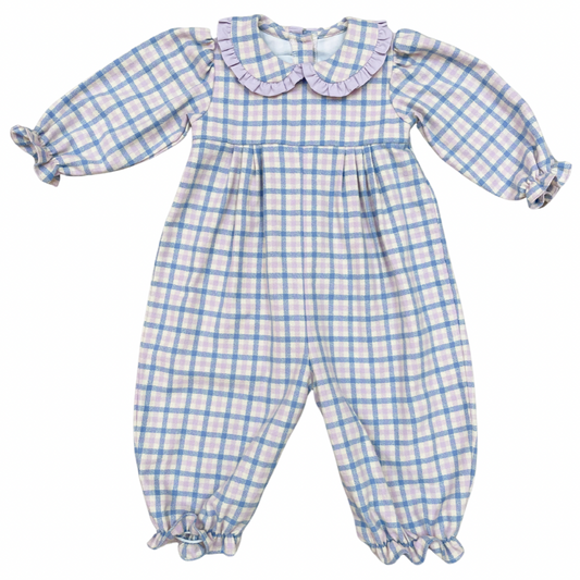 Greta Long Bubble | Plaid