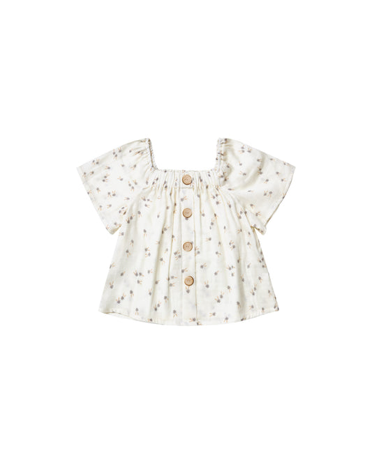 Leah Top | Blue Daisy