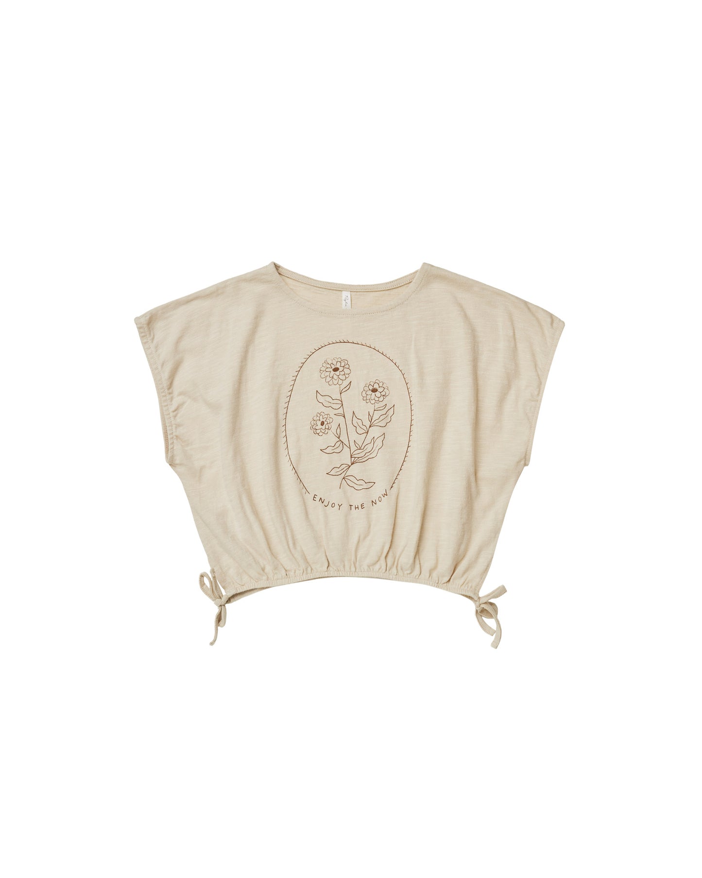 Cropped Cinch Tee | Enjoy the Now