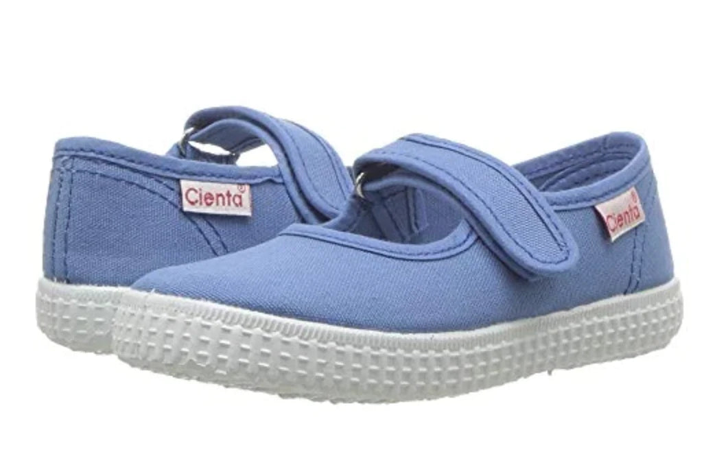Canvas Mary Jane | Light Blue