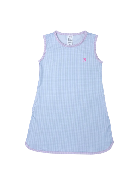 Tinsley Tennis Dress | Blue and Pink