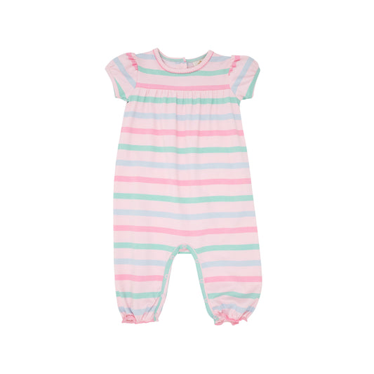 Ramona Ruffle Romper | Millars Sound Stripe