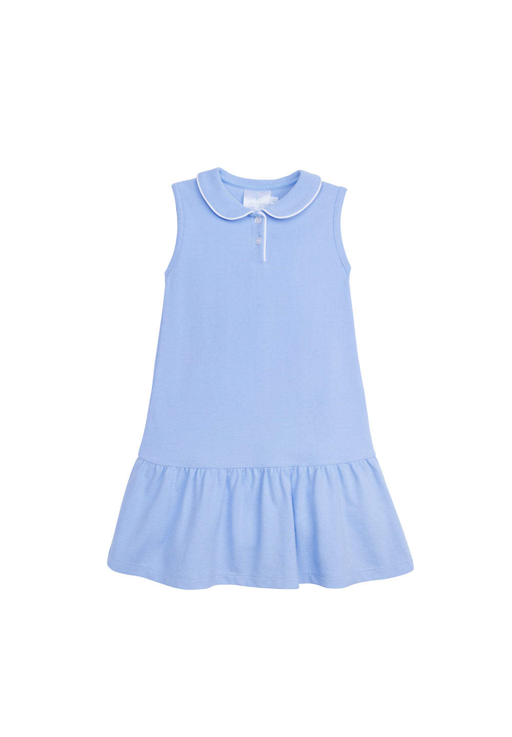 Sleeveless Polo Dress | Light Blue
