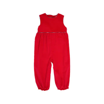 Sleeveless Rebecca Romper Corduroy Richmond Red