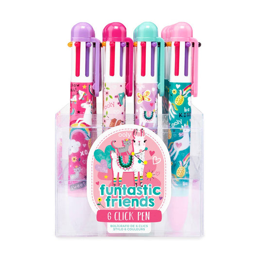 OOLY - Funtastic Friends 6 click color pens