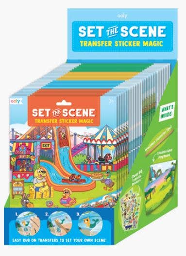 Set The Scene Transfer Stickers - PreLoaded Display