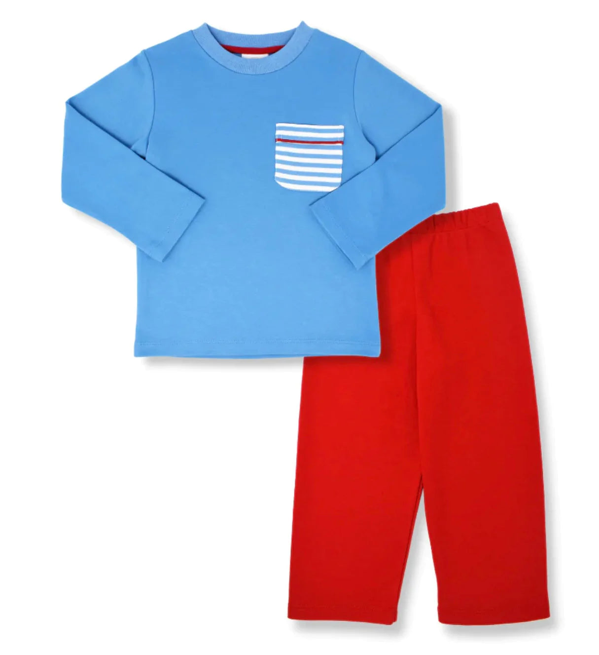 Charlie Short Set Blue/Red