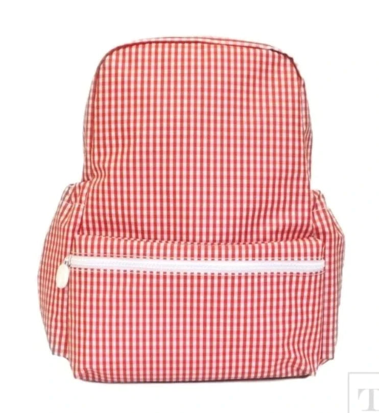 Backpack Gingham Red