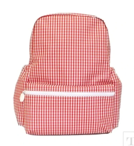 Backpack Gingham Red