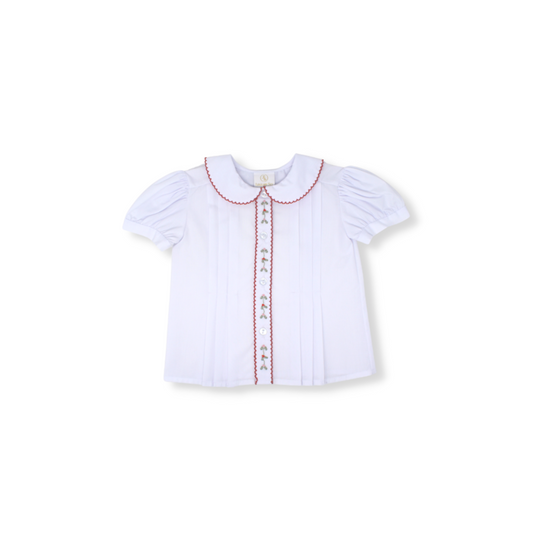 Vintage Blouse | Red\White