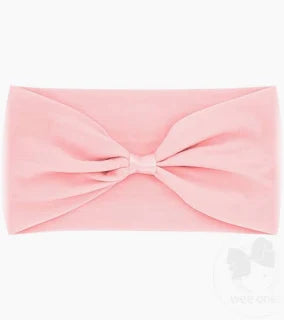 Add-A-Bow Nylon Headband | Light Pink
