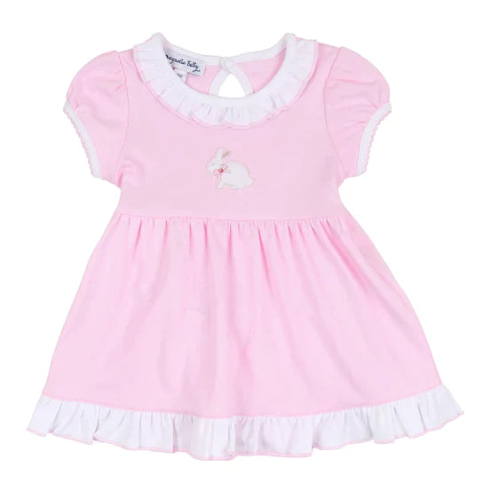 Little Cottontails Pink Short Sleeve Dress Set