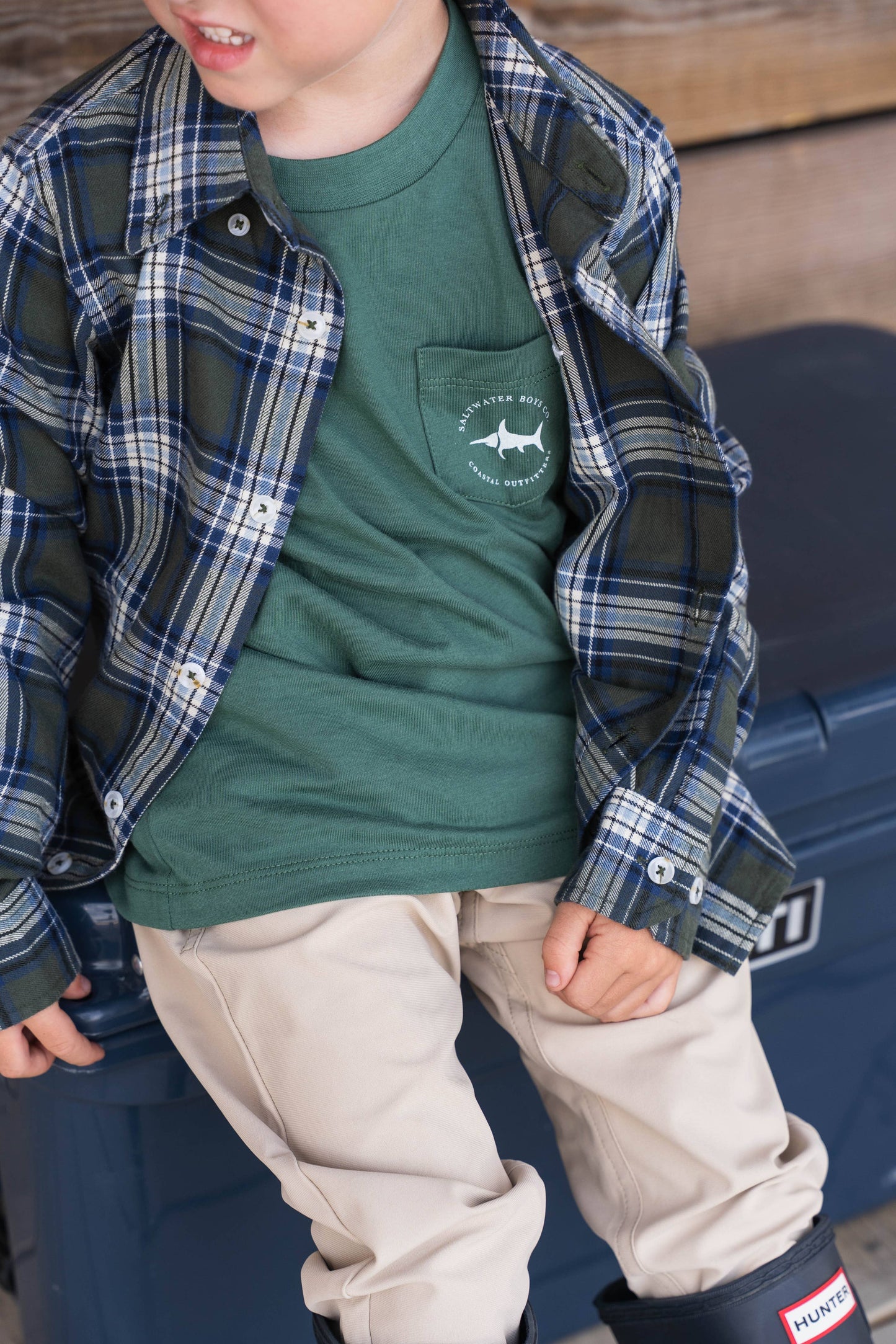 Folly Island Flannel Green | Green