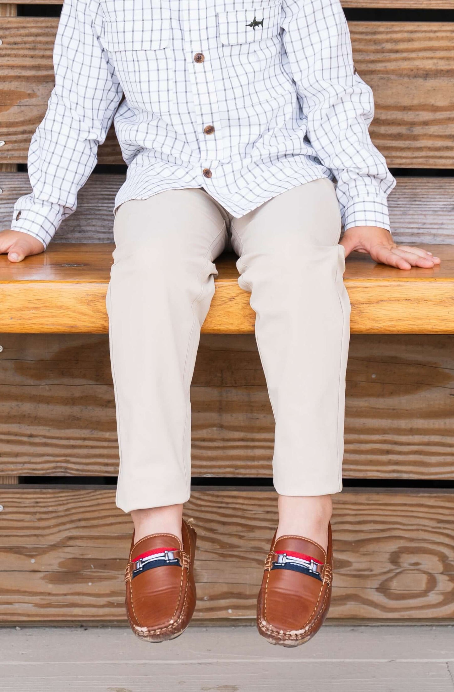 Par Boys Performance Pants | Khaki