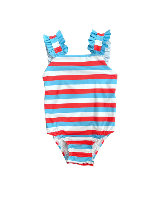 Greta Swim Patriotic Stripe