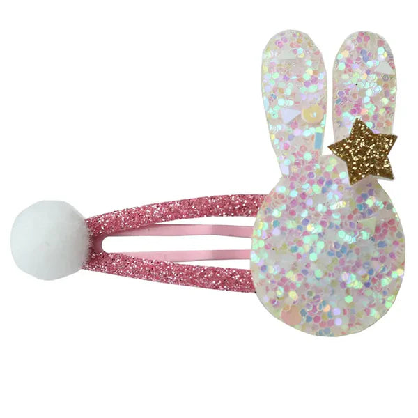 Bunny Bling Hair Clips