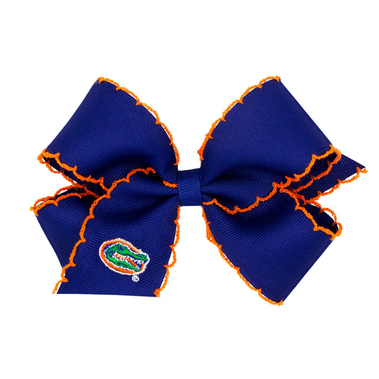 Collegiate Medium Moonstitch Bow | Auburn