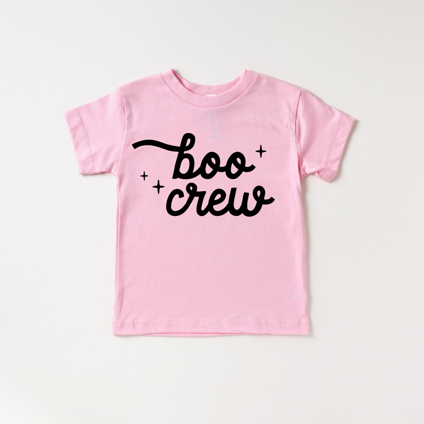 Boo Crew Halloween Toddler and Youth Shirt | Pink & Black