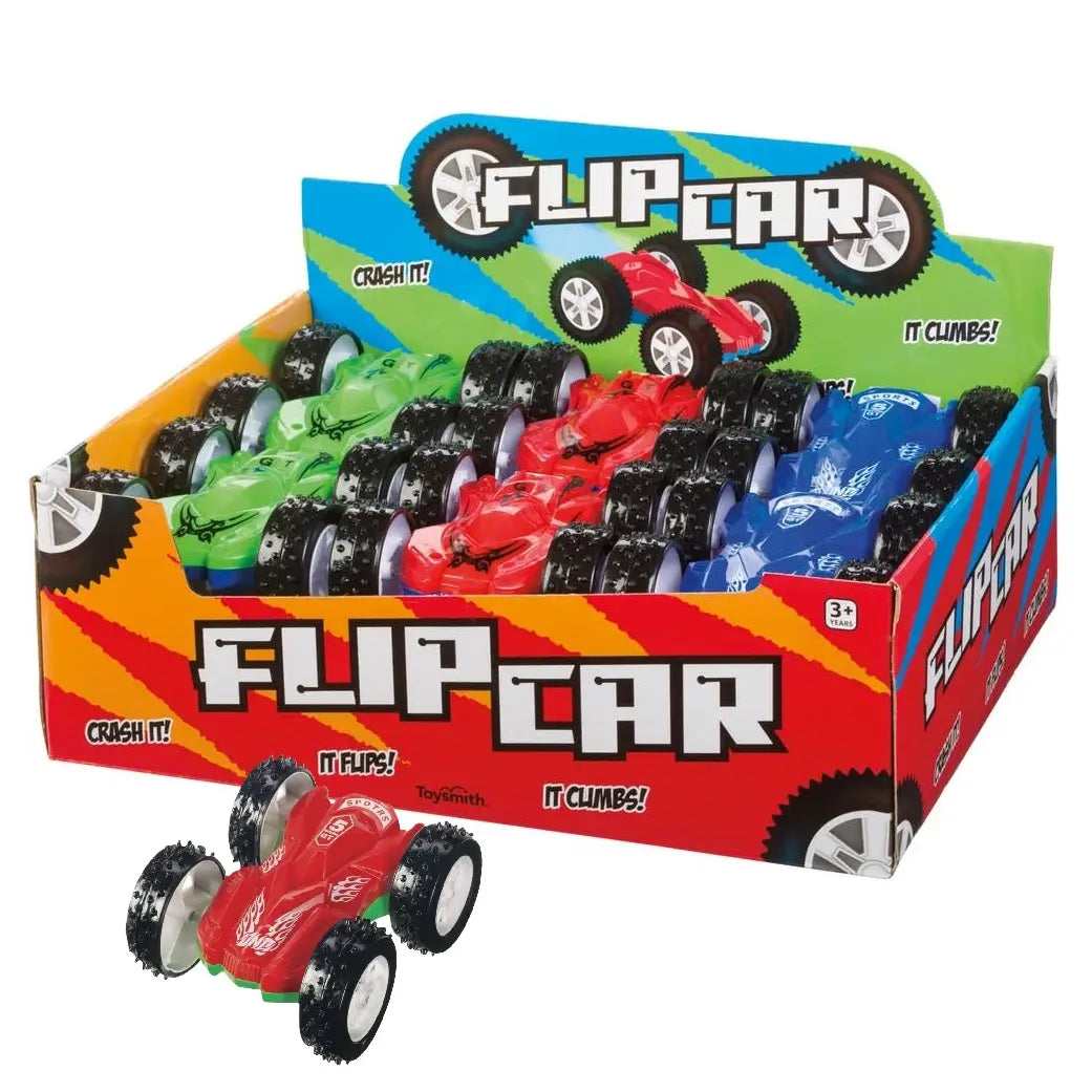 Flip Car, Friction Pull-Back, Action Packed, Indoor/Outdoor
