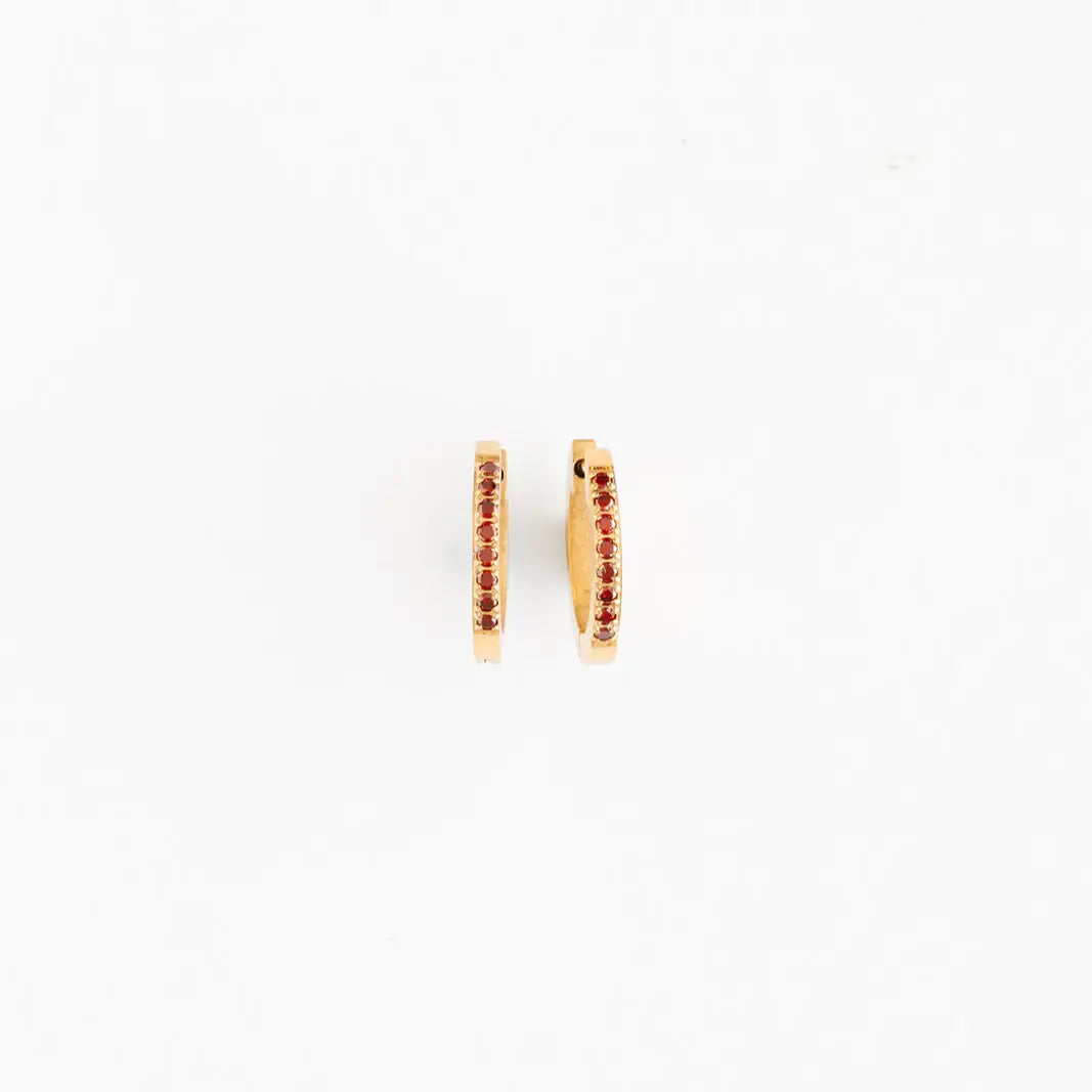 Gem Hoop: Gold