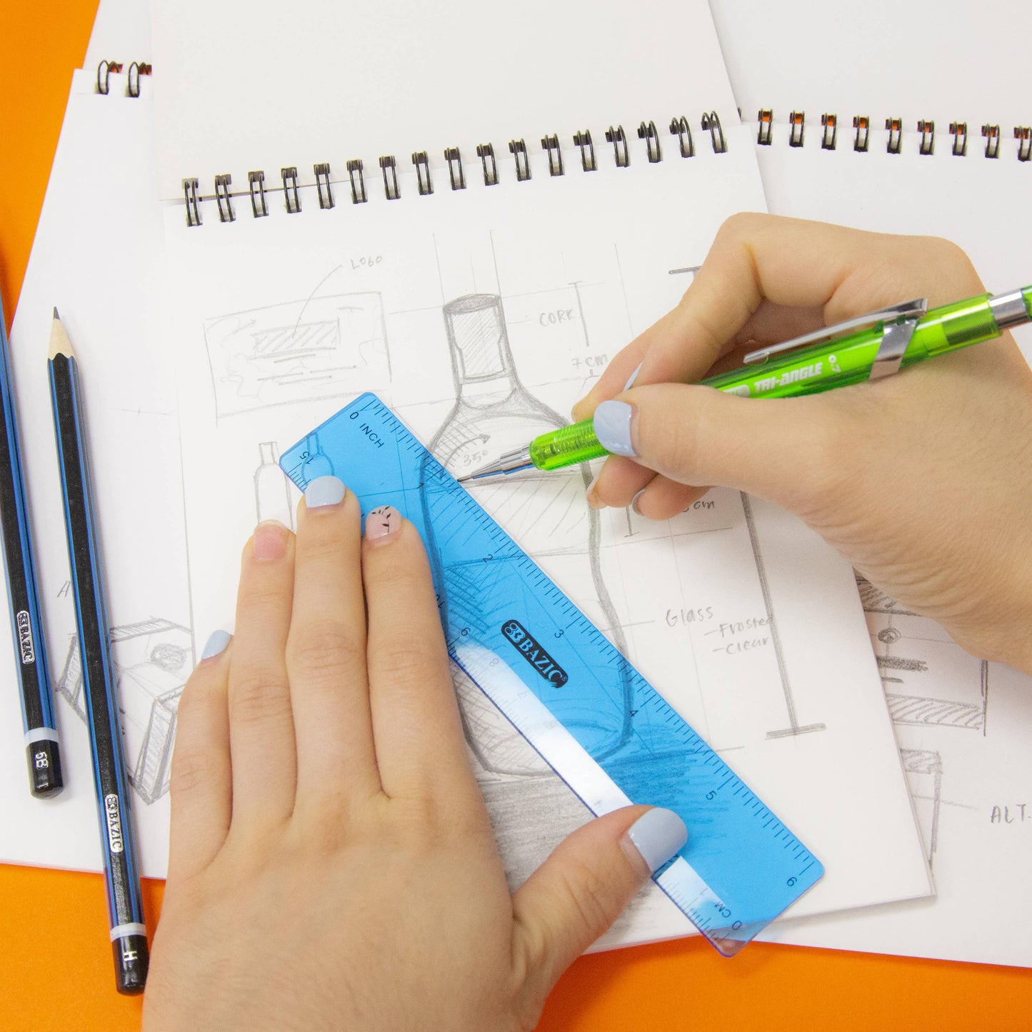 Sketch Pad Top Bound Spiral 6"X 8"