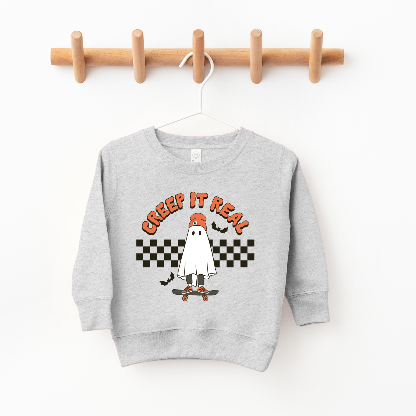 Creep it Real Toddler and Youth Sweatshirt | Grey