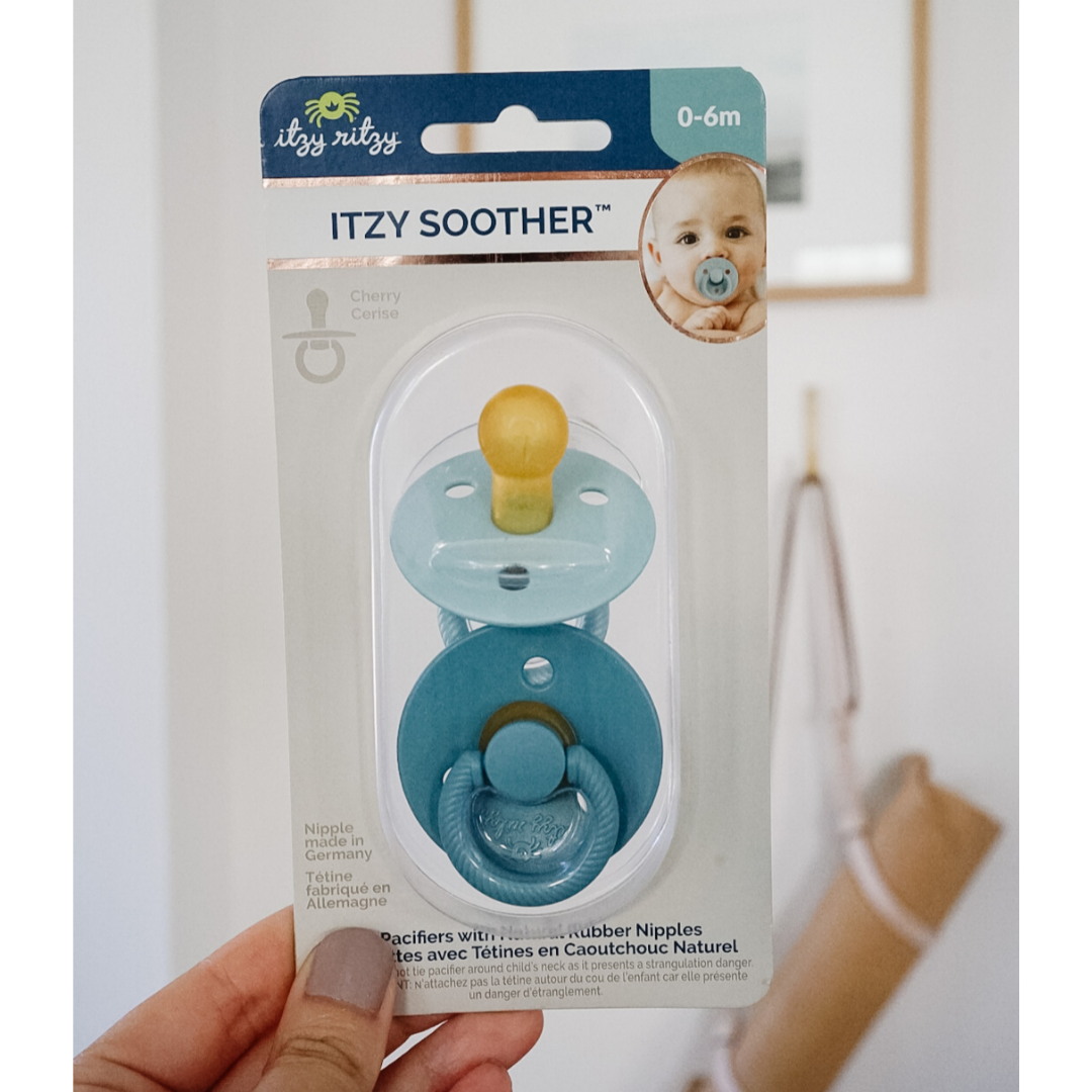 Itzy Soother™ Natural Rubber Paci Sets - Harbor + Coast