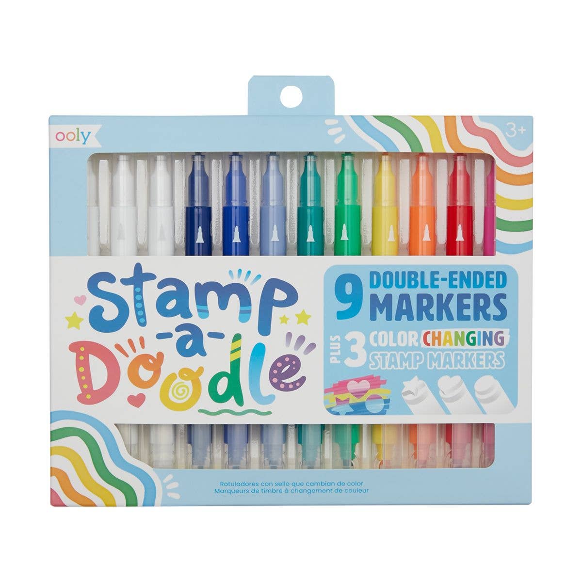 Stamp-A-Doodle Double-Ended Markers - Set of 12