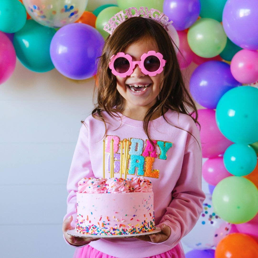 Birthday Girl Patch Sweatshirt