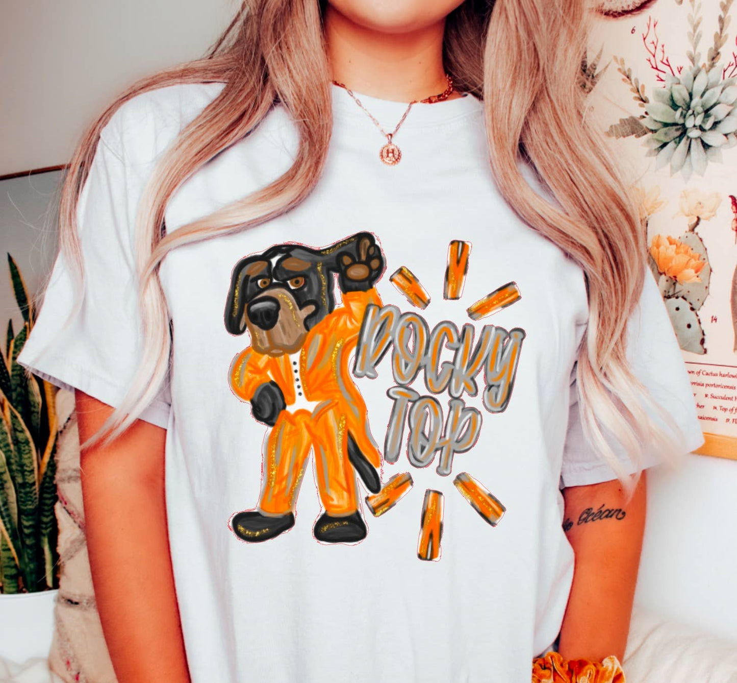 Women's Watercolor Tennessee Vols Graphic Tee