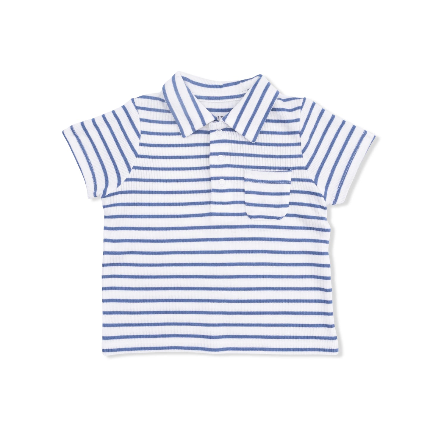 Polo with Everyday Short | Navy Stripe