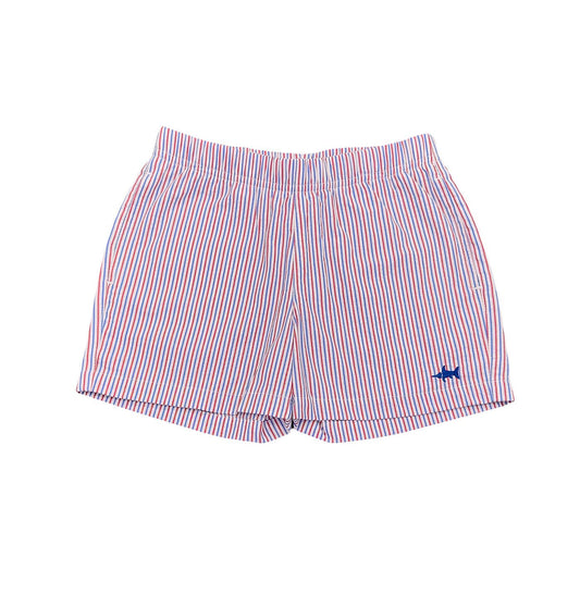 Naples Shorts | Patriotic Seersucker
