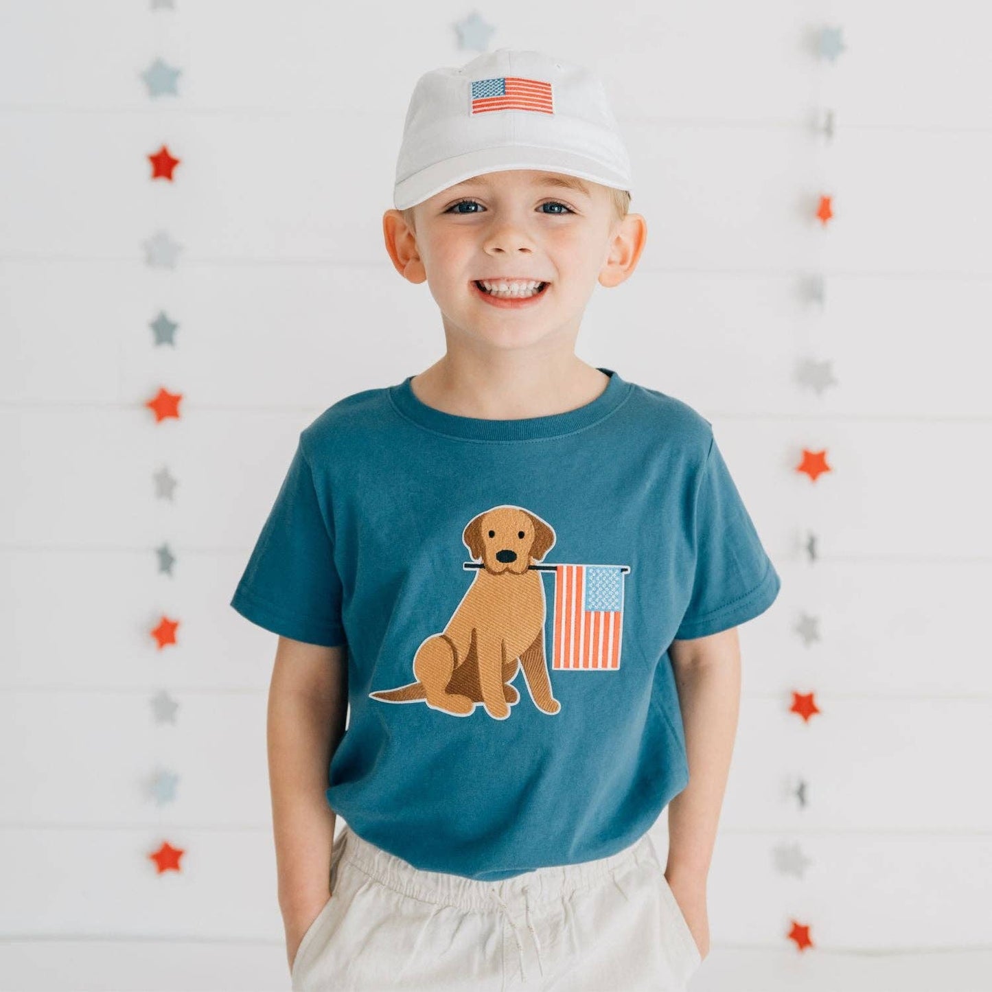 American Flag Patch Baseball Hat