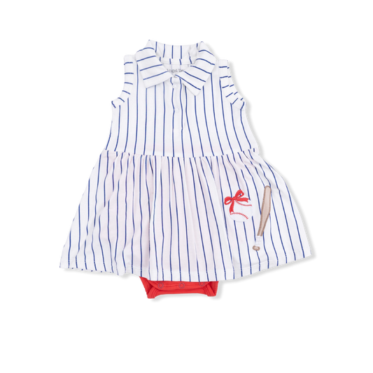 Polo Tennis Dress | Baseball Stripe