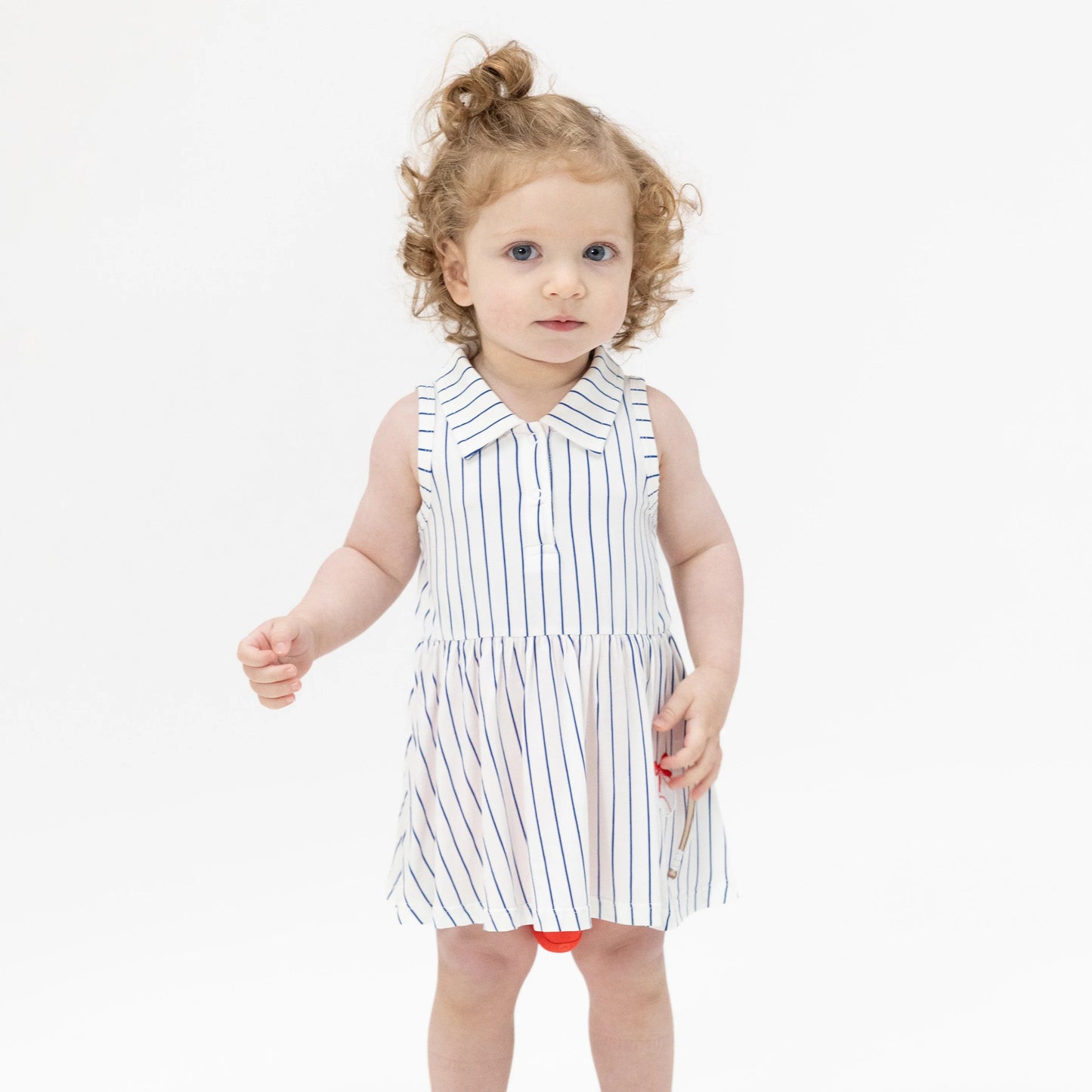 Polo Tennis Dress | Baseball Stripe