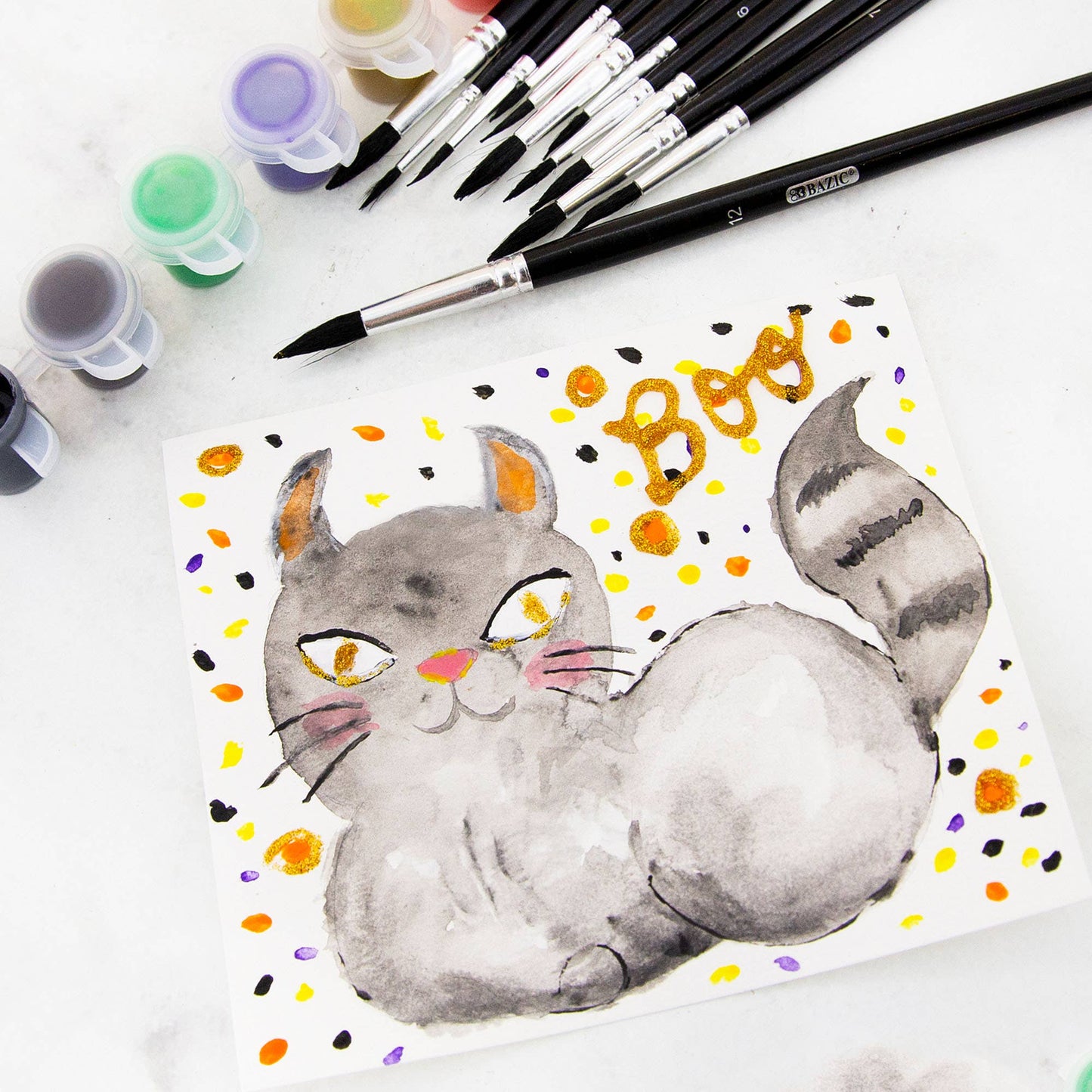 Paint Brush Round Natural Hair