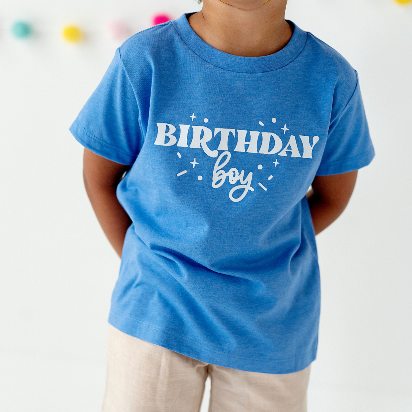 Birthday Boy Shirt | White & Blue