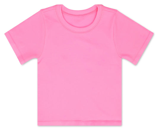 Rose Ribbed Short Sleeve Shirt